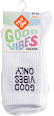Good Vibes Socken weiß lila, Gr. 39 - 42 (2 Paar) nur die