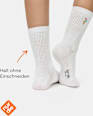 Socken mit Eis-Motiv weiß Gr. 35-38 nur die