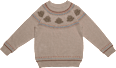 Anouk Pullover aus Strick mit Raglanärmeln & Affi-Muster, beige, Gr. 98 Anouk natubini