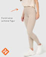Leggings in Ripp-Optik beige Gr. 36/38 nur die