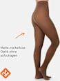 Strumpfhose warm & transparent strapazierfähig braun Gr. 44/48, 80 DEN nur die