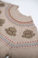 Anouk Pullover aus Strick mit Raglanärmeln & Affi-Muster, beige, Gr. 98 Anouk natubini