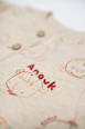 Anouk Overall mit Anouk-Stickerei & Knopfleiste, beige, Gr. 86/92 Anouk natubini