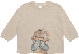 Anouk Langarmshirt mit Affi-Motiv, beige, Gr. 110 Anouk natubini