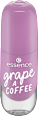 Nagellack Gel Nail Colour 44 Grape A Coffee essence
