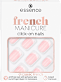 French Manicure Click-On Nails essence