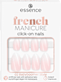 French Manicure Chlick-On Nails essence
