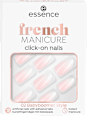 French Manicure Chlick-On Nails essence