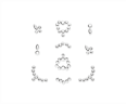 Nagelsticker Set 3D 02 Mirror Universe essence