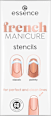 French MANICURE stencils 01 essence