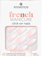 French MANICURE click-on nails 02 essence