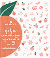 Nagelsticker Set Got A Crush On Apricots 01 Apropos, Apricots... essence