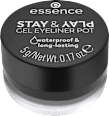 Tuș gel Gel Eyeliner Stay & Play Rezistent la apă 01 Black essence