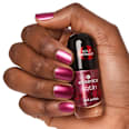 Nagellack Satin Chrome 03 Meta Maroon essence