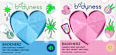 Badebombe Herz Neon sortiert BODYNESS