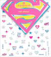 Nalepke za nohte Superman essence