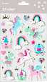 Aufkleber, Einhörner keine Marke