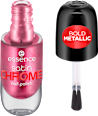Lak za nohte satin CHROME, 03 Meta Maroon essence