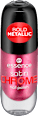 Lak za nohte satin CHROME, 03 Meta Maroon essence