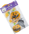 Gel-Sticker, Halloween Kürbisse, orange/schwarz Dekorieren & Einrichten