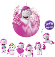 Šumivá prísada do kúpeľa s prekvapením - Unicorn CRAZE