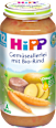 Kindermenü Gemüseallerlei mit Bio-Rind ab 12. Monat HiPP