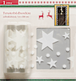 Fensterbilder, Bordüre Sterne, weiß Dekorieren & Einrichten