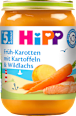 Menü Früh-Karotten mit Kartoffeln & Wildlachs ab dem 5. Monat HiPP