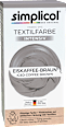 Textilfarbe intensiv Eiskaffee-Braun Simplicol