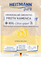 pure UNIVERZALNI SREDSTVO PROTIV KAMENCA REFILL - Citrus splash HEITMANN pure