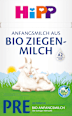 Anfangsmilch Pre aus Ziegenmilch von Geburt an HiPP
