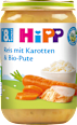 Menü Reis mit Karotten & Bio-Pute ab dem 8. Monat HiPP