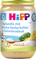 Menü Tagliatelle mit Alaska-Seelachsfilet in Rahmbrokkoli ab dem 10. Monat HiPP