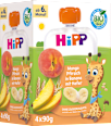 Quetschie Frucht-Porridge Mango-Pfirsich in Banane mit Hafer ab dem 6. Monat (4x90 g) HiPP