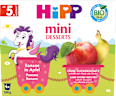 Früchte Mini Desserts Banane in Apfel, ab dem 5.Monat (4x100 g) HiPP