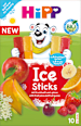 Kindersnack Fruchteis Sticks mit Fruchtsaft & -püree ab 3 Jahren (10x40 ml) HiPP