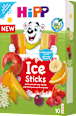 Kindersnack Fruchteis Sticks mit Fruchtsaft & -püree ab 3 Jahren (10x40 ml) HiPP
