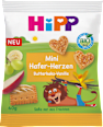 Kindersnack Mini Hafer-Herzen Butterkeks-Vanille, ab 3 Jahre HiPP