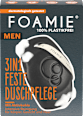 Festes Duschgel mit Aktivkohle Foamie