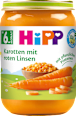 Menü Karotten mit roten Linsen, ab dem 6. Monat HiPP