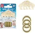 Geschenkset Weihnachten Après Ski Golden Glamour 4tlg invisibobble