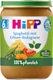 Menü Spaghetti mit Erbsen-Bolognese ab 6.Monat pflanzlich  HiPP