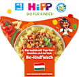 Kinderteller Eiernudeln mit Paprika-Gemüse und zartem Rindfleisch ab 1 Jahr  HiPP