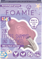 Festes Shampoo & Duschgel 2in1 lila Foamie