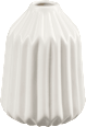 Keramikvase, gerillt, weiß Dekorieren & Einrichten