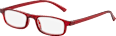 dioptrické brýle na čtení +1,0 Dp, červené visiomax