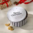 Metallkeksdose "Merry Christmas", rund BOLTZE