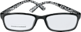 dioptrické brýle na čtení +2,0 Dp, matná černá visiomax