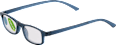 dioptrické brýle na čtení +1,5 Dp, šedomodré visiomax
