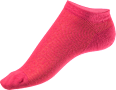 Skarpety typu SNEAKER z bawełną BIO, różowe, rozmiar 35/38 Fascino